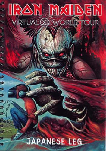 Iron Maiden Virtual XI World Tour Japanese Promo Itinerary